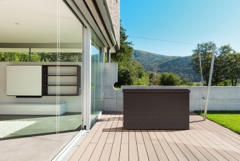 Сундук Ява (Java Box 850L), антрацит, коричневый